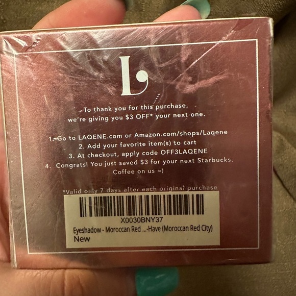 New Laqene Eyeshadow Moroccan Red City Unforgettable Eyes Ultra-Creamy Exp 12/25 - Picture 3 of 4